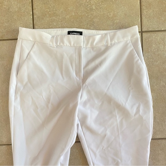 Express white Boot Cut dress Pants - Picture 2 of 6